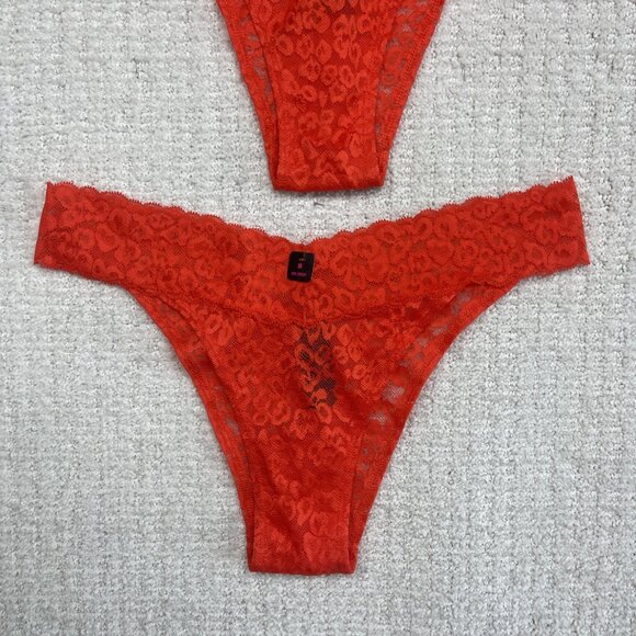 LOT x2 La Senza Mini Cheeky Lace Panties Women Sz Medium BRAND NEW - Picture 3 of 6